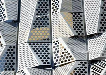 Paneles de aluminio perforado